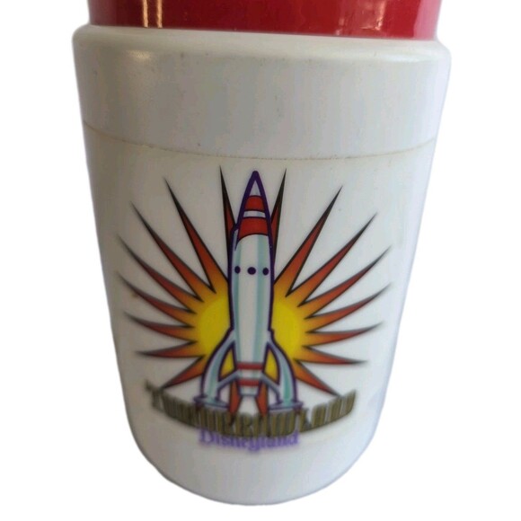 Vintage DISNEYLAND Tomorrowland THERMOS ONLY Metal Lunchbox 1998 RARE Disney - Picture 3 of 8